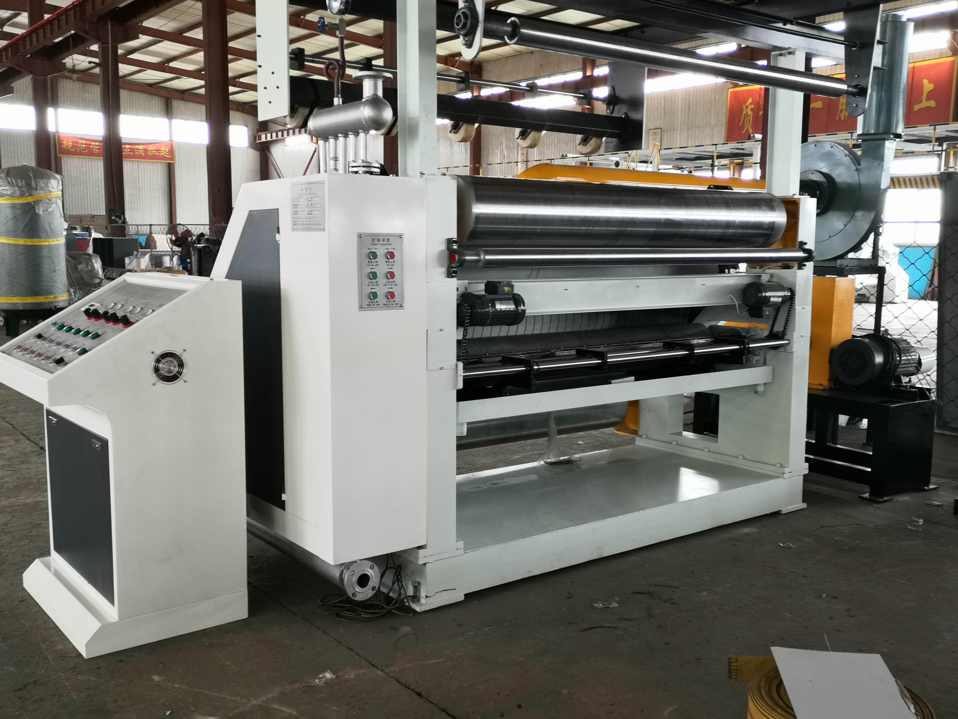 Fingerless single 2 Ply Corrugated Paperboard Making Single Facer Machine
