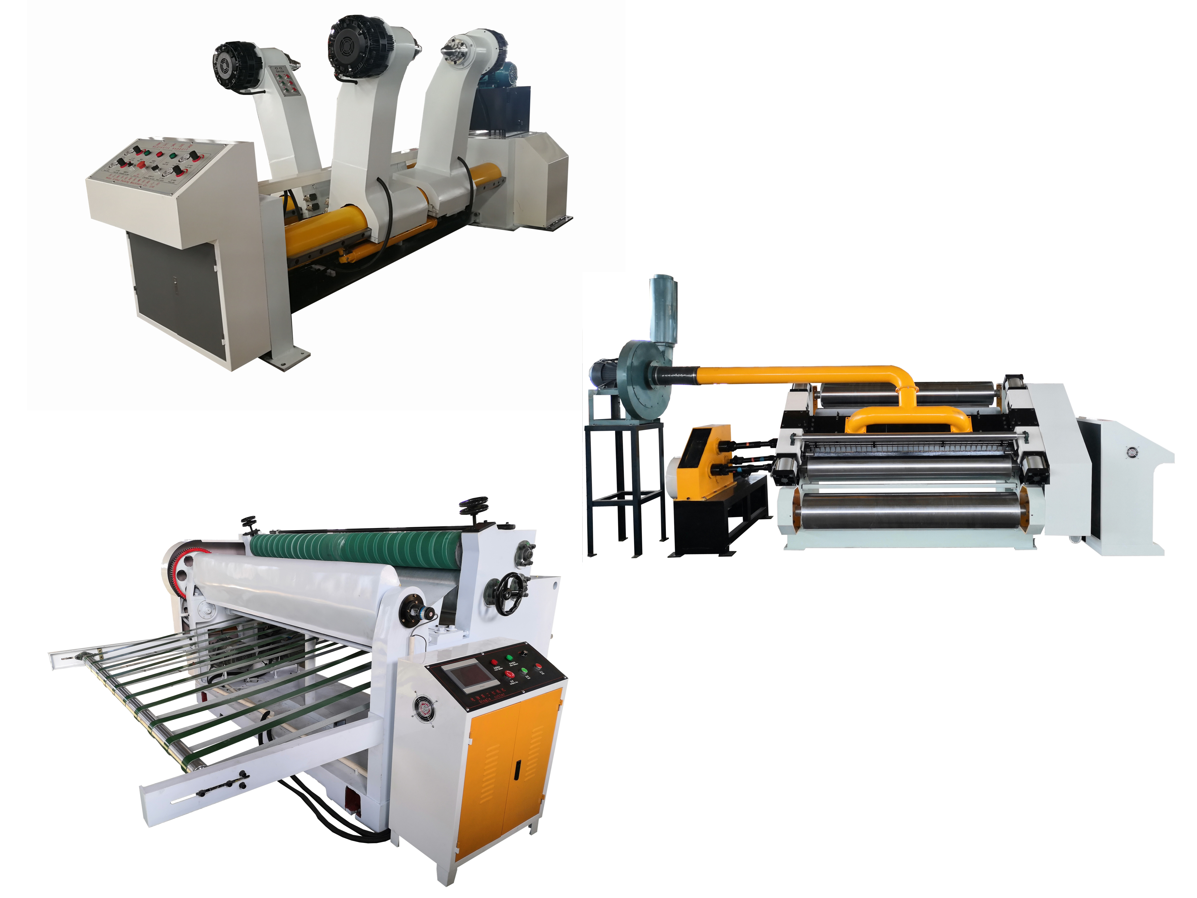single facer corrugated cardboard machine   2ply  corrugated  cardboard production line