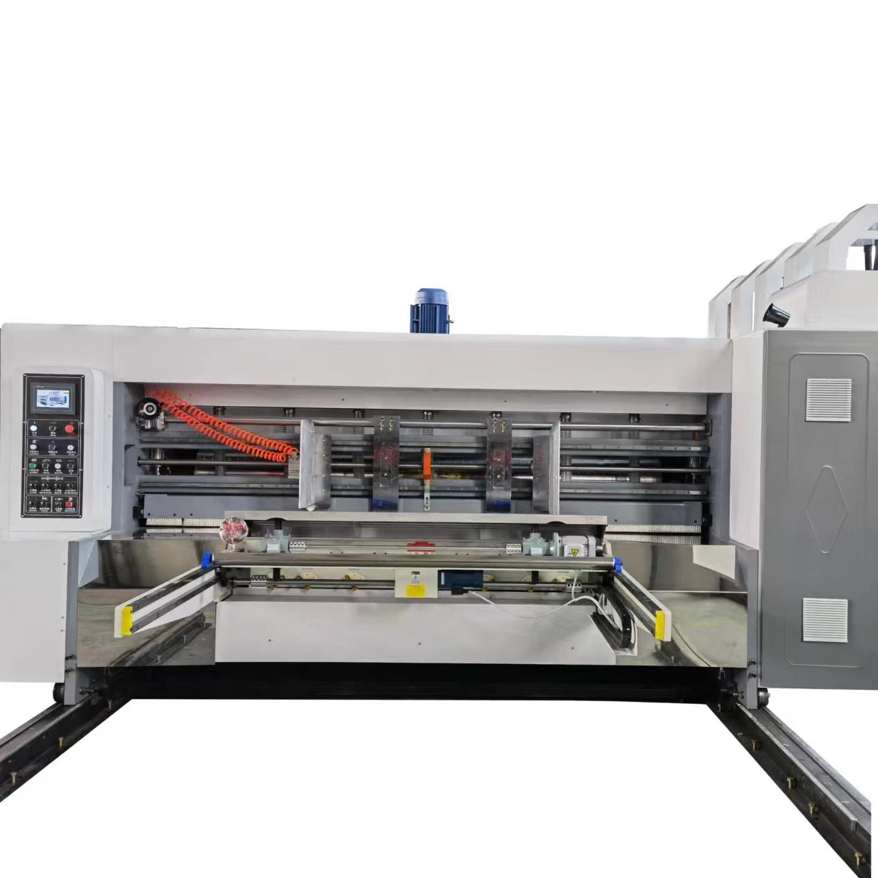 China packaging boxes machinery Automatic flexo water ink printer carton box slotter die cutter machine factory price flexo printer slotter die-cutter machine