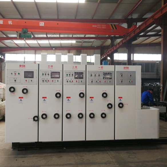 4 color printer die cutter machine flexo printer slotter die-cutter machine