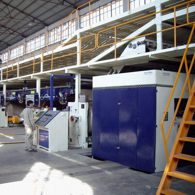 Fully automatic high speed 3/5/7 ply corrugated cardboard production line plant carton box making machine 3/5/7 ply corrugated board production line