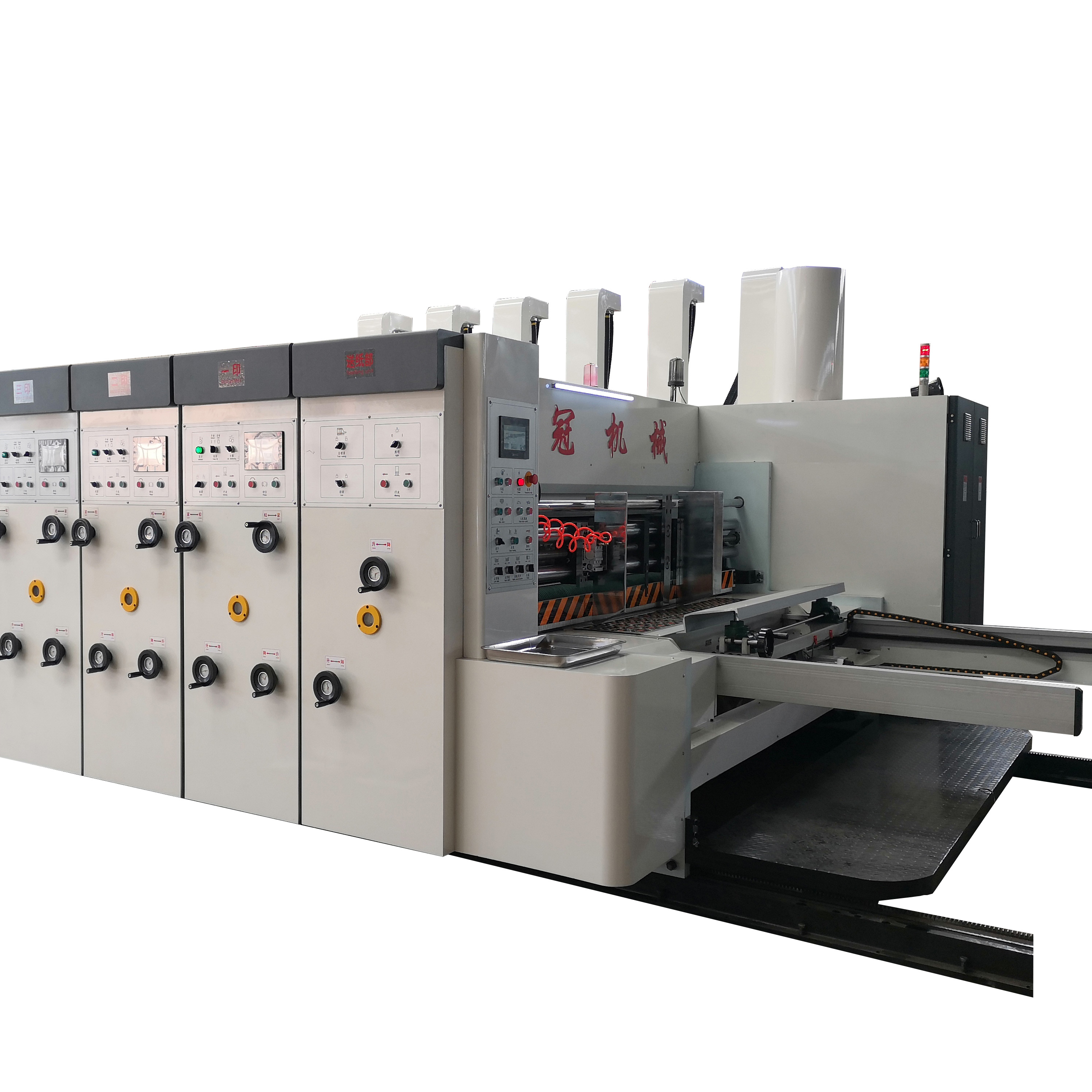 Carton box printing machine automatic printing slotting die cutting machine flexo printer slotter die-cutter machine