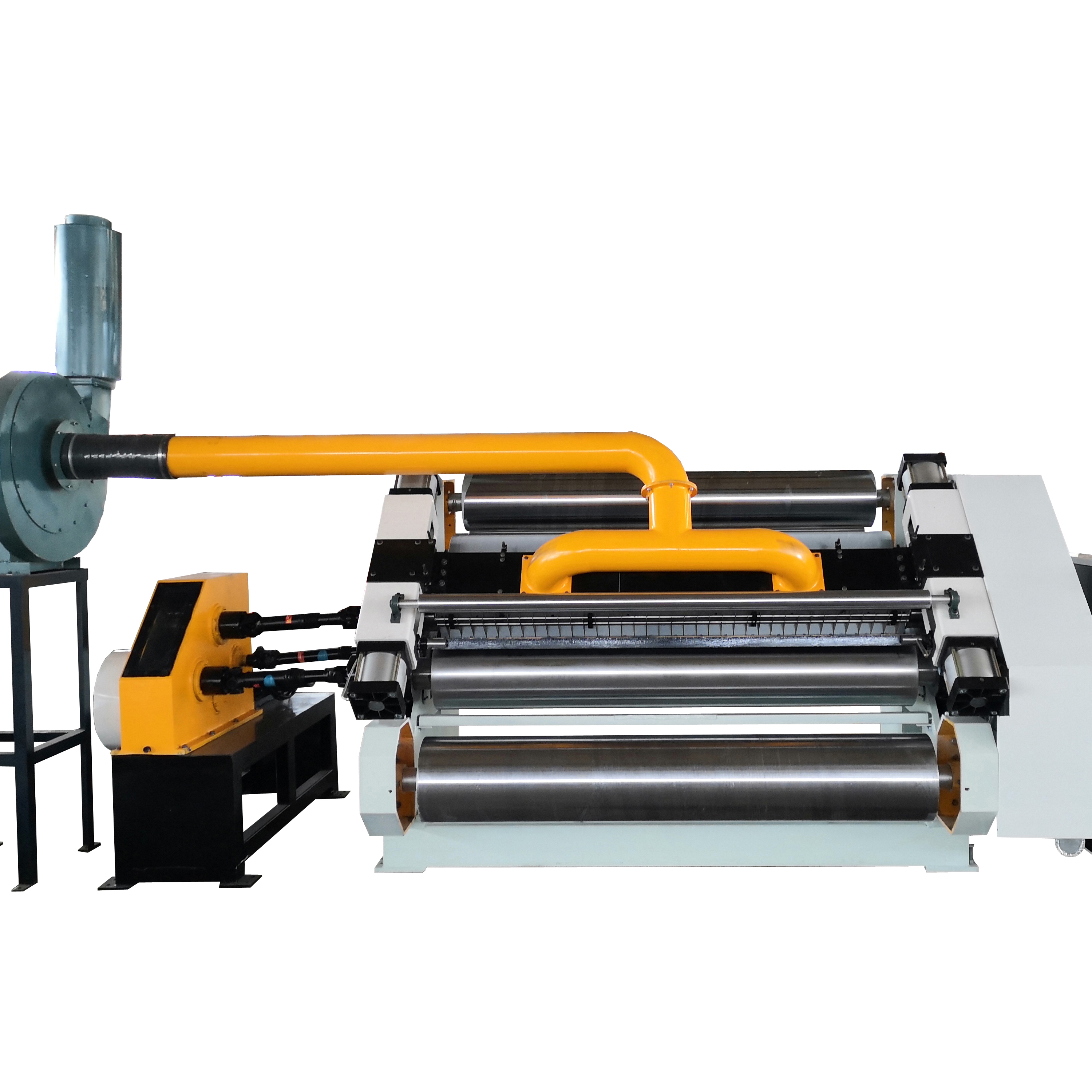 Good Price Gas Heating System Single Facer Corrugator Machine 2 ply corrugated paperboard production line