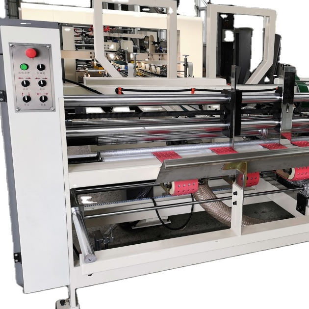 Automatic Box gluing & Nail box in one machine automatic folder gluer machine