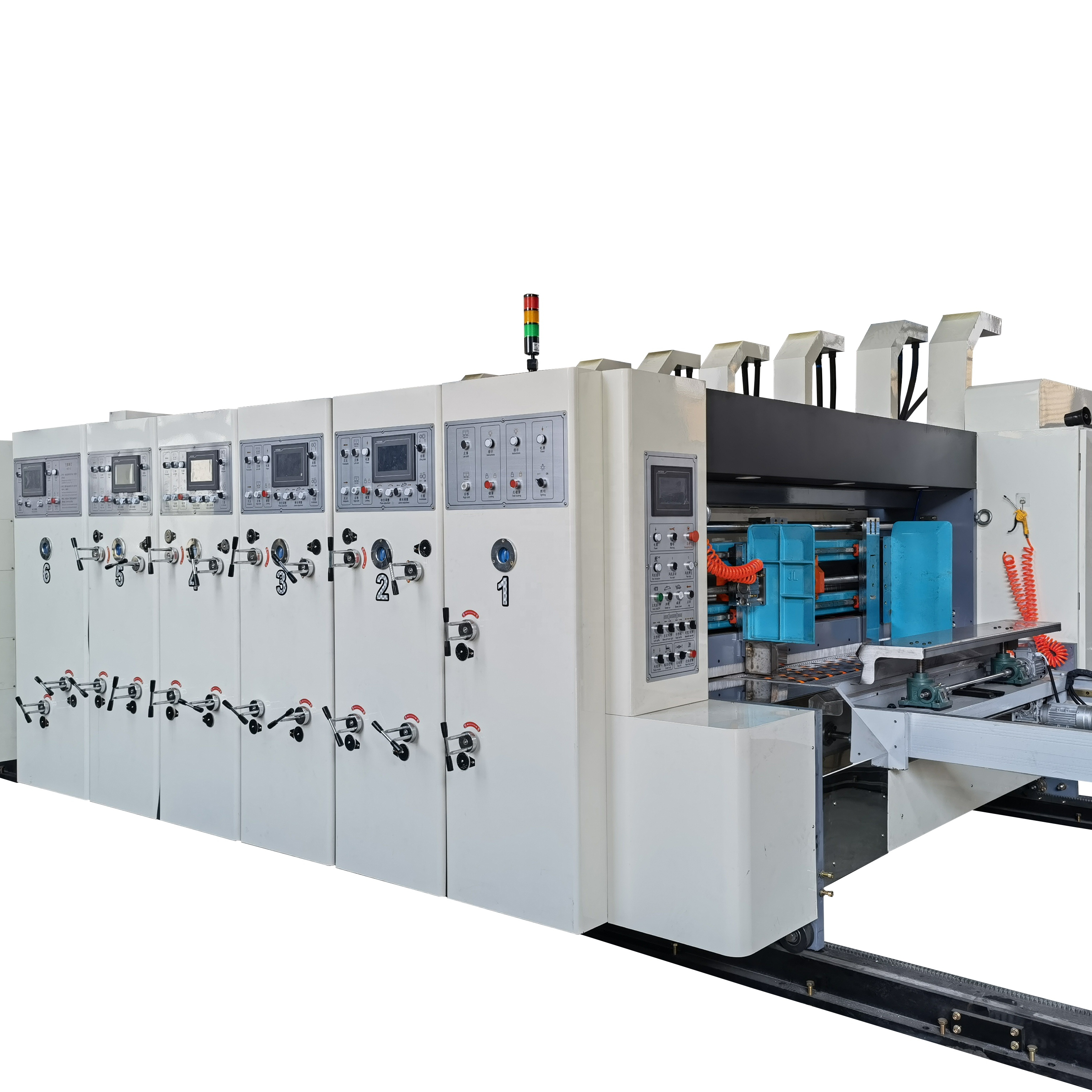 corrugated cardboard carton box making machine price printing slotting with die cutting machine flexo printer slotter die-cutter machine