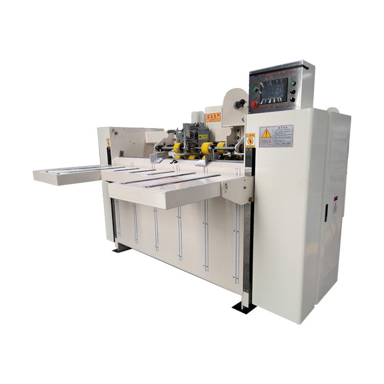high speed semi-automatic corrugated  cordboard   stitcher packaging   manufacturing  machine