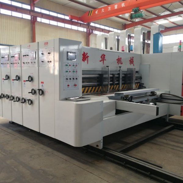 Automatic high speed flexo printing slotting and die-cutting machine for 4 color corrugated cardboard flexo printer slotter die-cutter machine