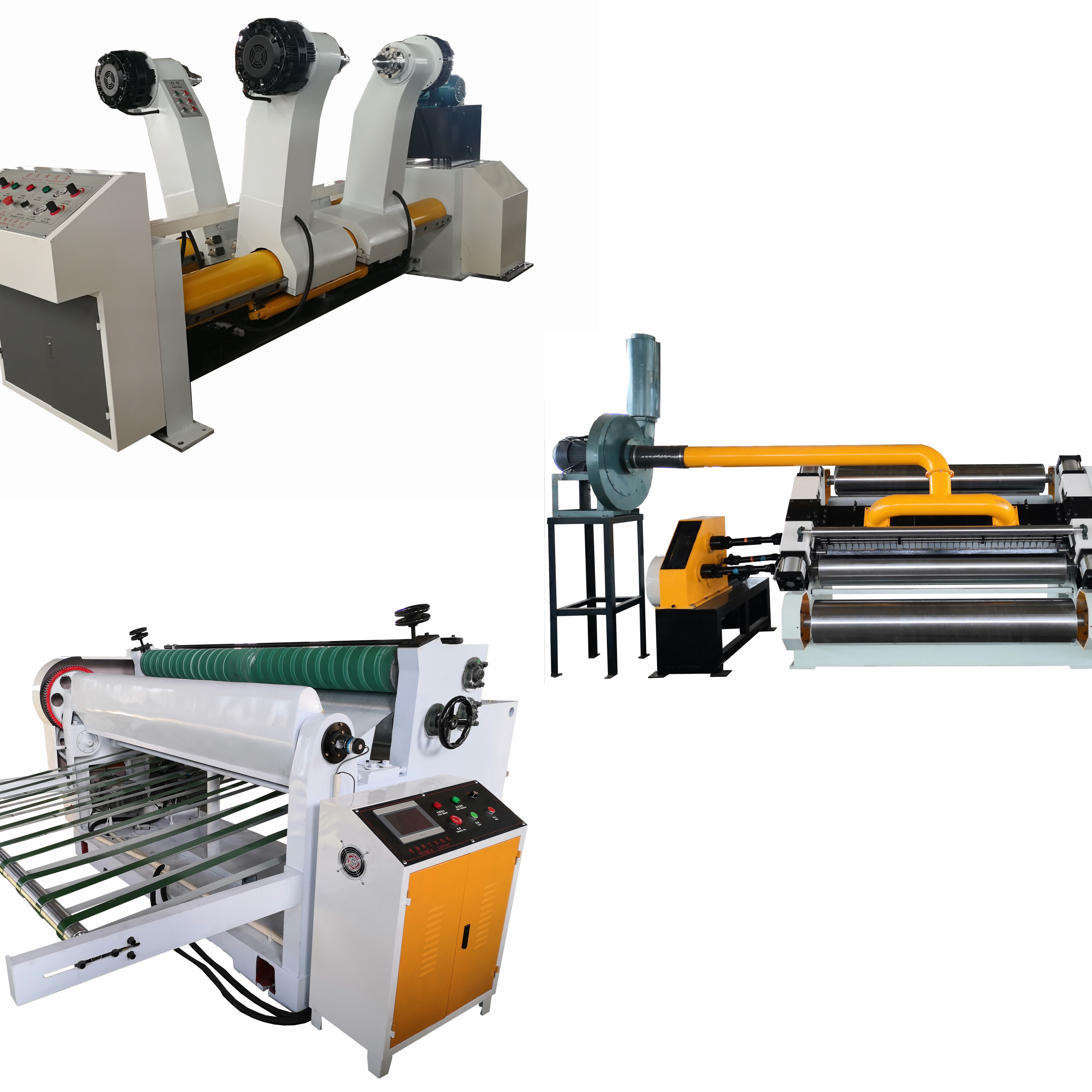 corrugated cardboard production line single facer machine/ corrugated cardboard 2ply making machine Cardboard Machine Price 2 ply corrugated paperboard production line