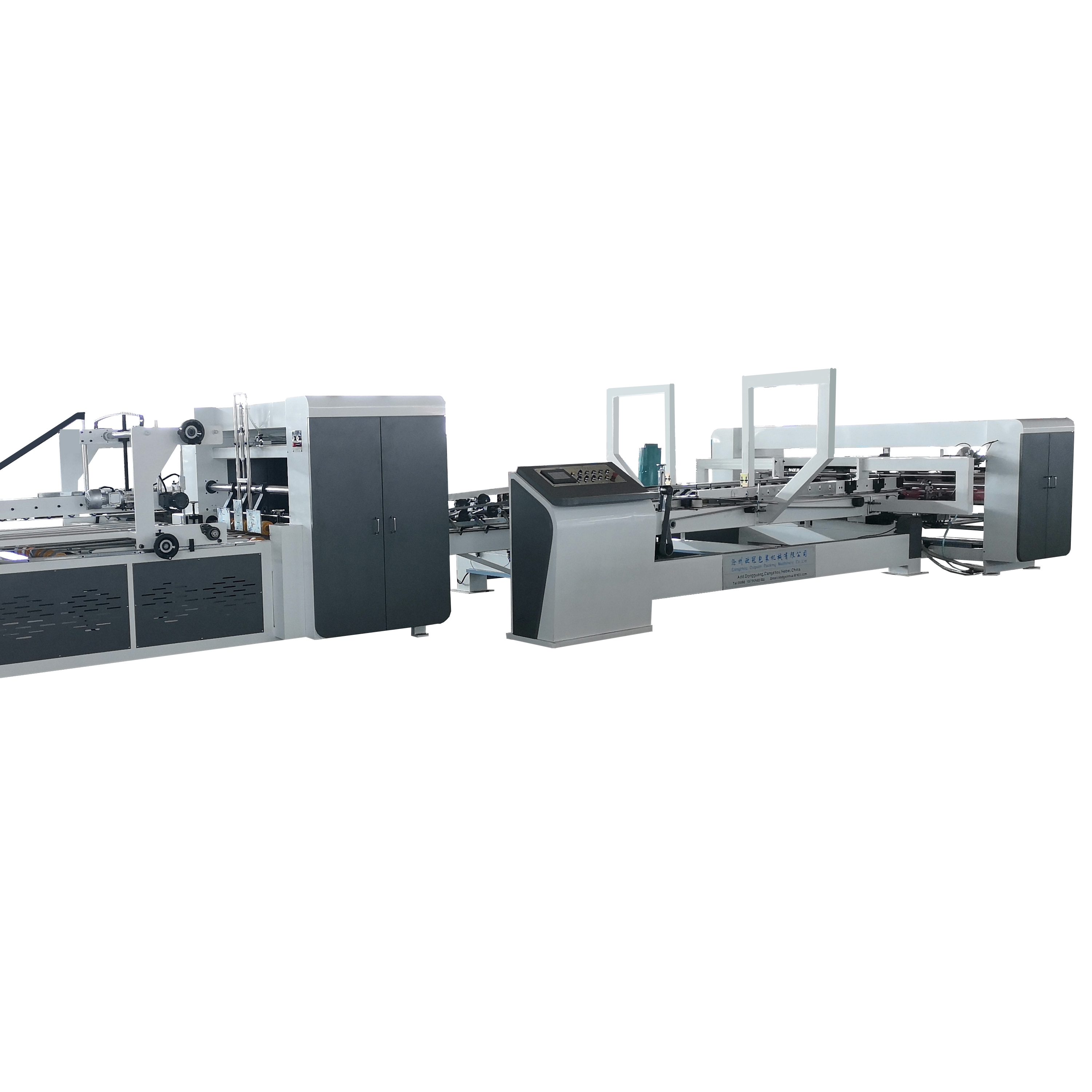 Automatic corrugated box glue machine automatic folder gluer machine