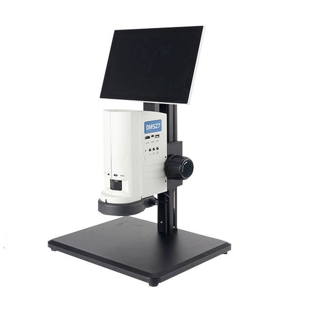 Microscope Using Touch Scope - DMSZ7P Stock Optical Video Zoom Stereo Microscope with 10 inch ...