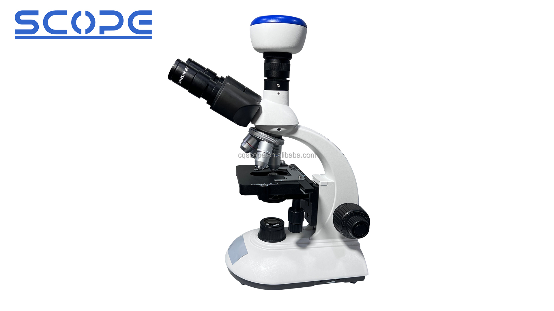China Supplier B204TR Trinocular Biological Microscope with Digital ...
