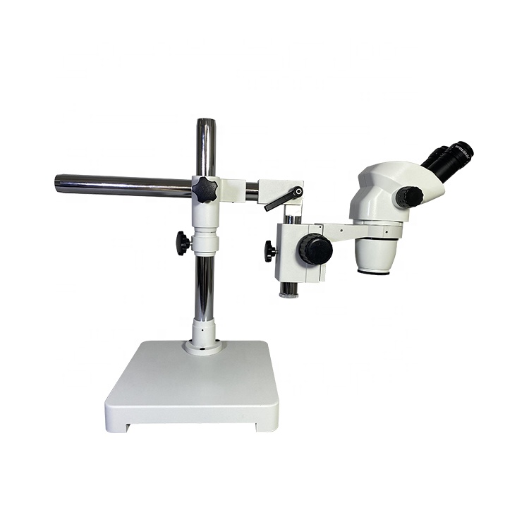 Microscope Factory Stereo Scope - 6.5X-55X Binocular Zoom Stereo Microscope Double Universal Boom ...
