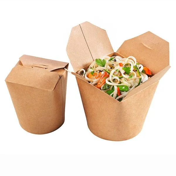 Custom Made Disposable Paper Take Away Food Box and Bowl for The Hot and  Cold Foods - China Paper Food Packaging and Noodle Box price