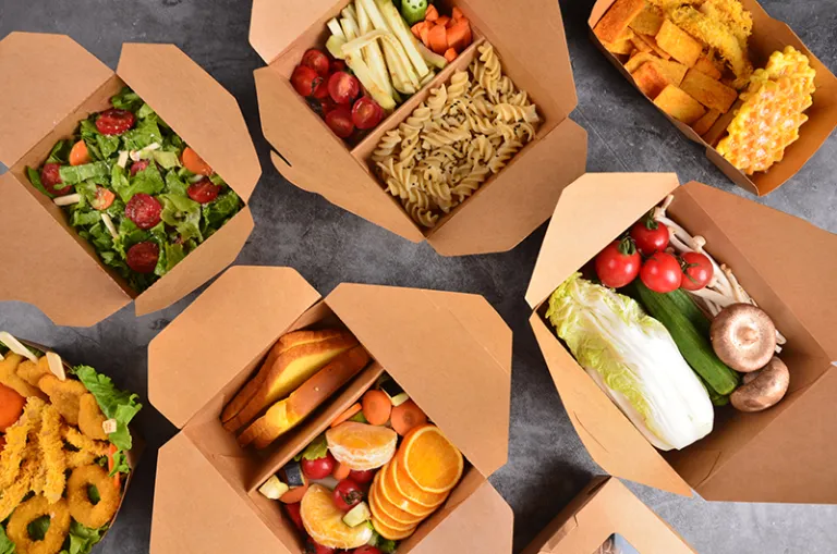 Collection d'emballage alimentaire pour plateau-repas