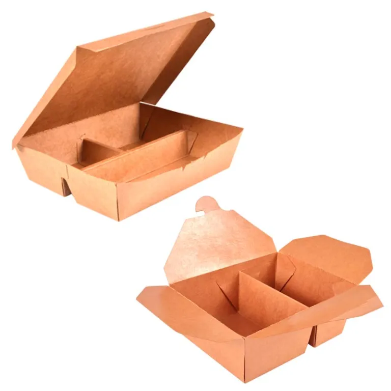 SENANG-boîte d'emballage en papier contenant de repas multi-cellules boîte  d'emballage alimentaire boîte