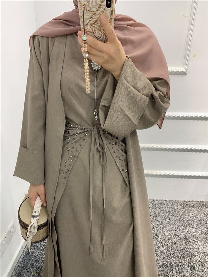Top Selling Latest 3 Pieces Sets Islamic Clothing Muslim Women Dress Autumn and Winter Clothing
