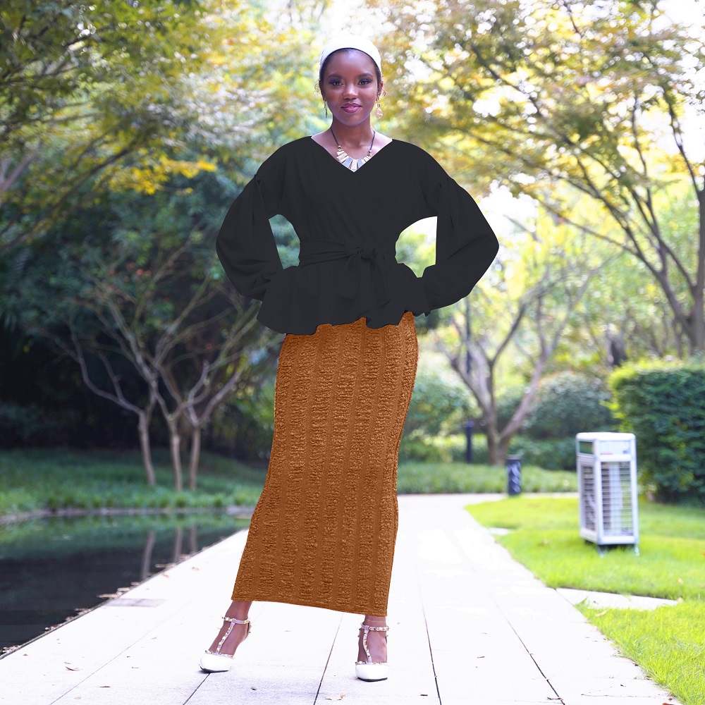 New Abaya Dubai Turkey Arabic top Muslim fashion women tops Islamic clothing