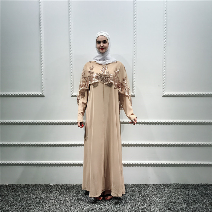 Promotion!!! Muslim High quality lace muslim women dress dubai abaya for woman islamic dress with sequins