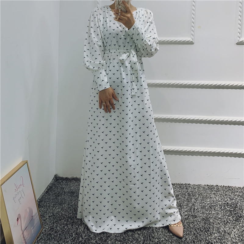 2021 latest ethnic Islamic Women Maxi Dress Muslim French style Maxi Abaya Islamic dress modern abaya wholesale