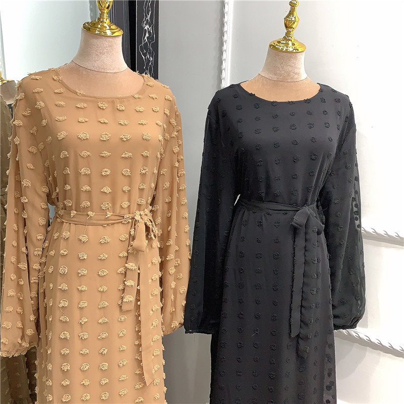 Wholesale European American Islamic clothing EID Abaya Dubai Turkey Muslim fashion new dress