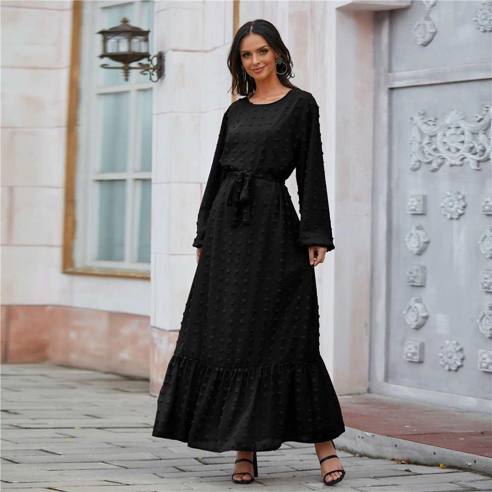 Wholesale European American Islamic clothing EID Abaya Dubai Turkey Muslim fashion new dress