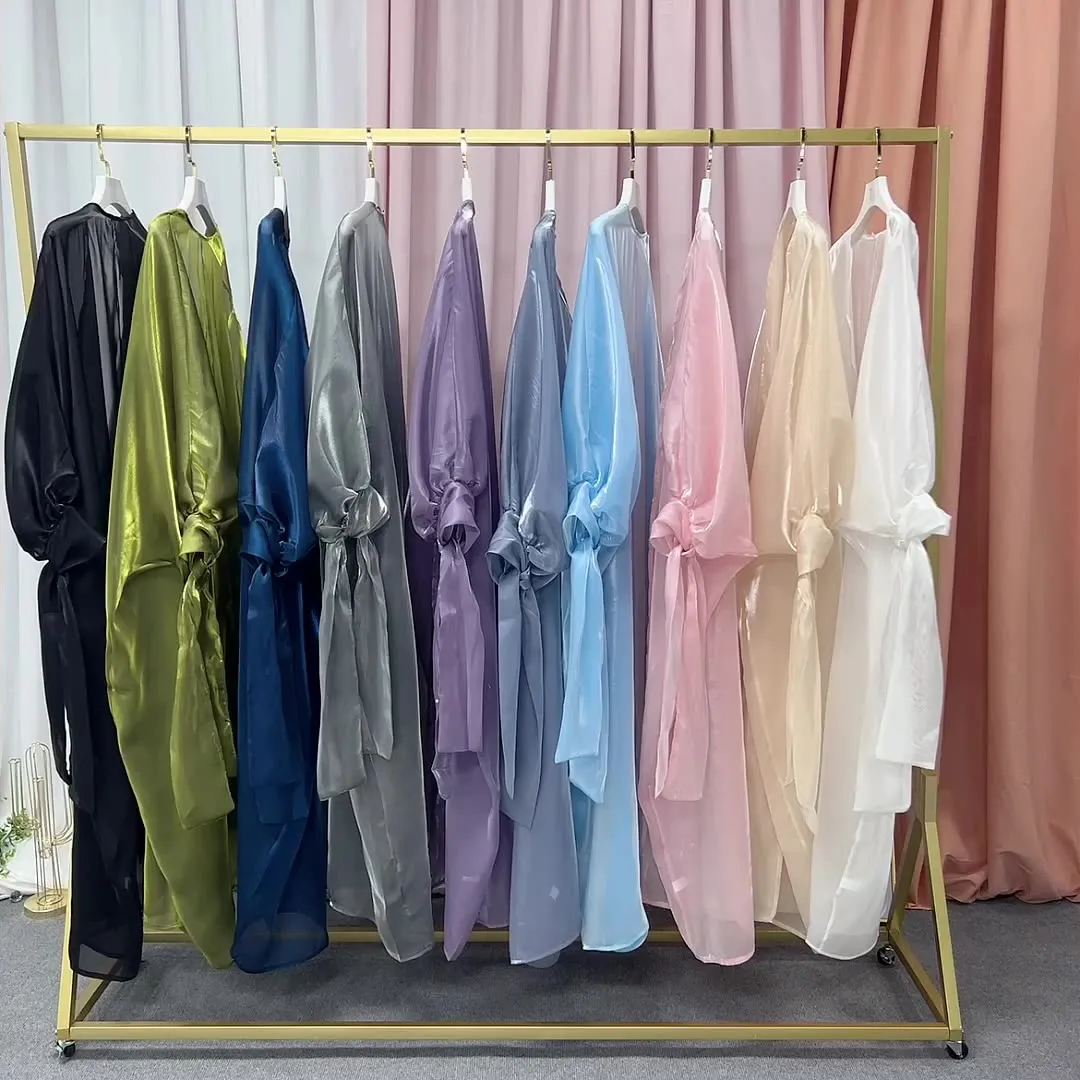 New Fashion Muslim Women Long Sleeve Soild Color Tops Islamic Clothing