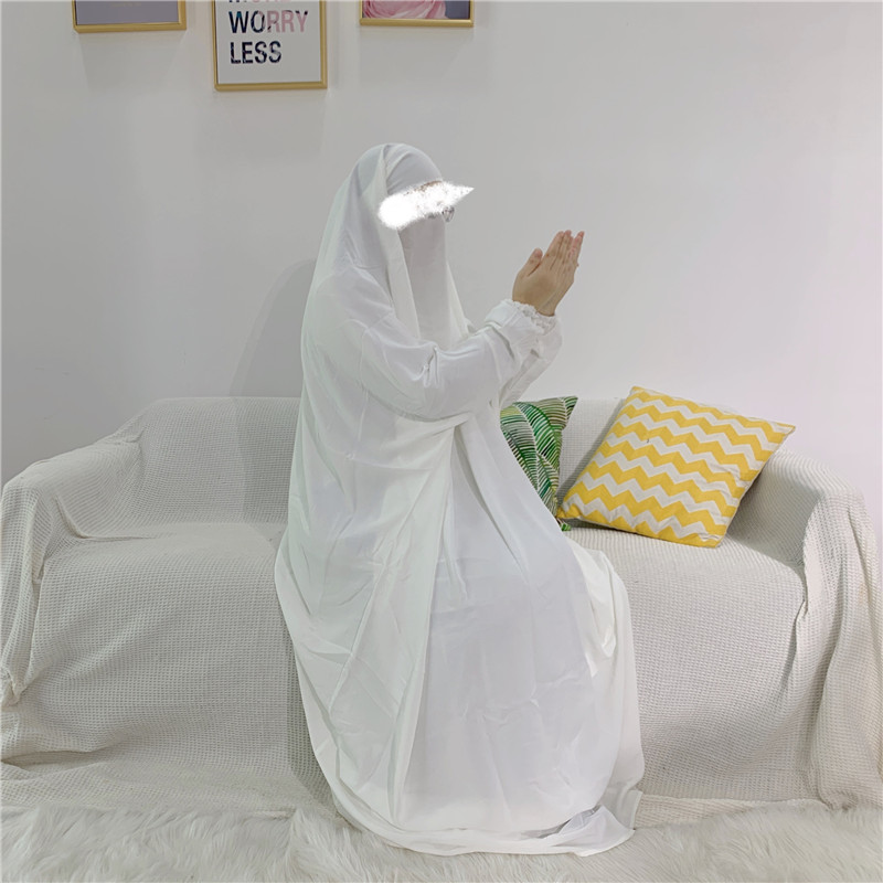 Muslim Prayer Abaya  with hijab Islamic Prayer abaya dress  Jilaba Muslim islamic dress wholesale