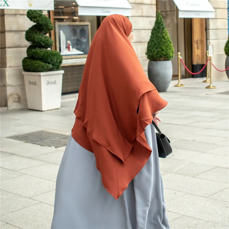 2021 Latest EID Stylish Muslim Prayer headscarf Islamic Khimar handscarf muslim prayer clothing headscarf