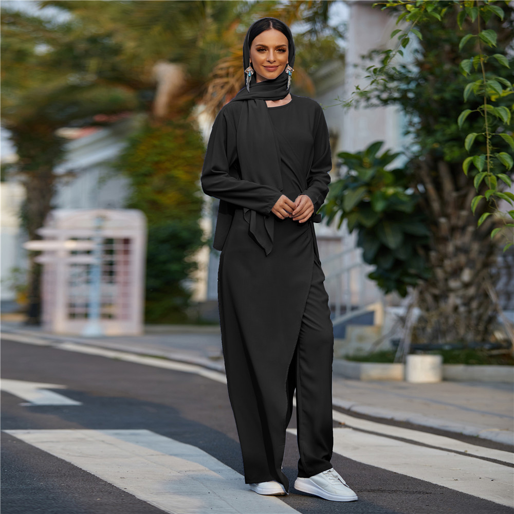 New Abaya Dubai Muslim fashion jumpsuit dress Turkey Islamic clothing African women dresses