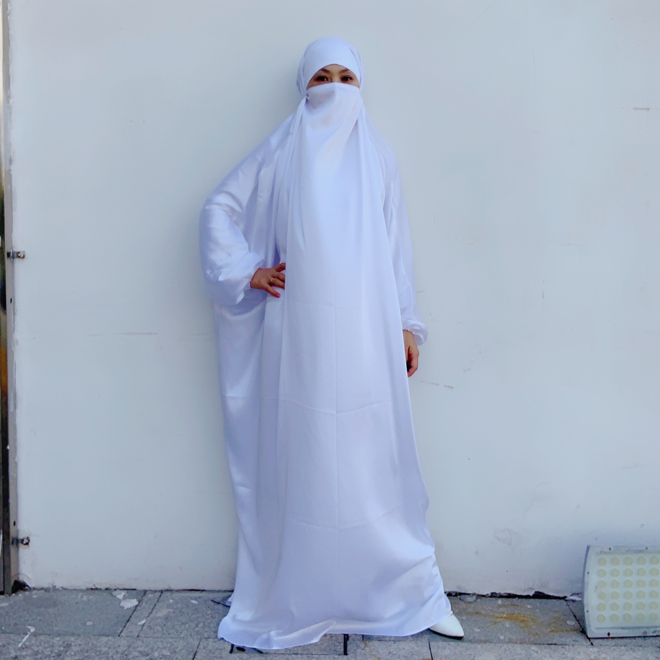 Latest Niqab Burqa Design One piece full length Jilbab Arabic Abaya Dubai Turkey Islamic Clothing