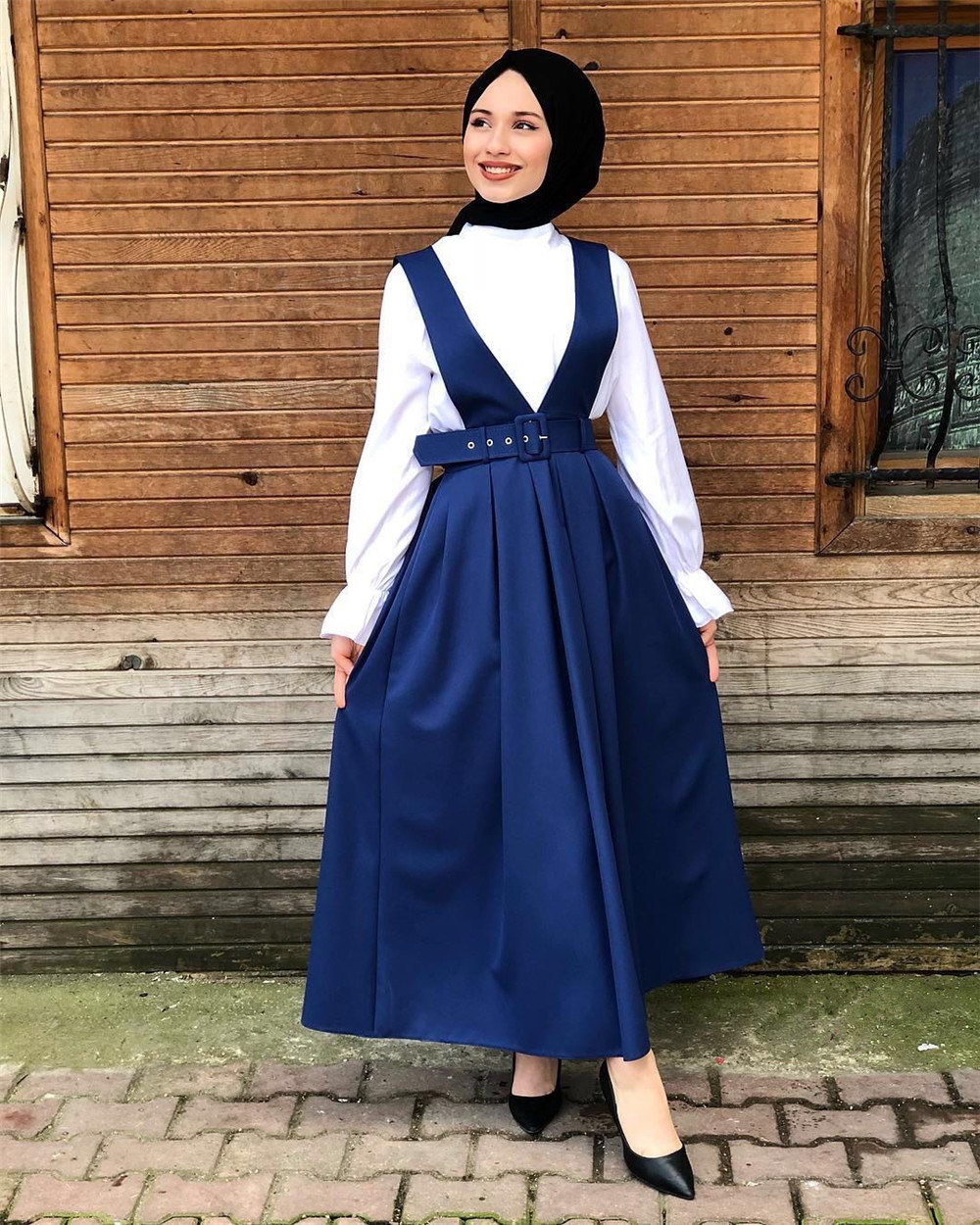 Fashion colorful strap skirt for women islamic gift for girls morocco Elegant strap skirt for woman islamic dress
