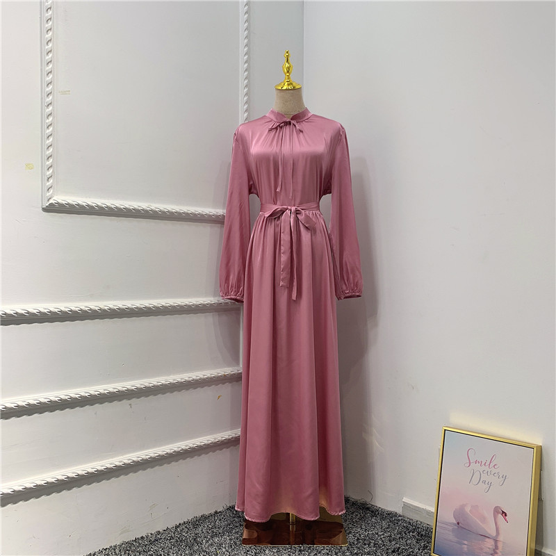 2021 Latest Islamic ethnic long sleeve dress abaya Islamic dress wholesale Dubai modern fashion abaya for woman