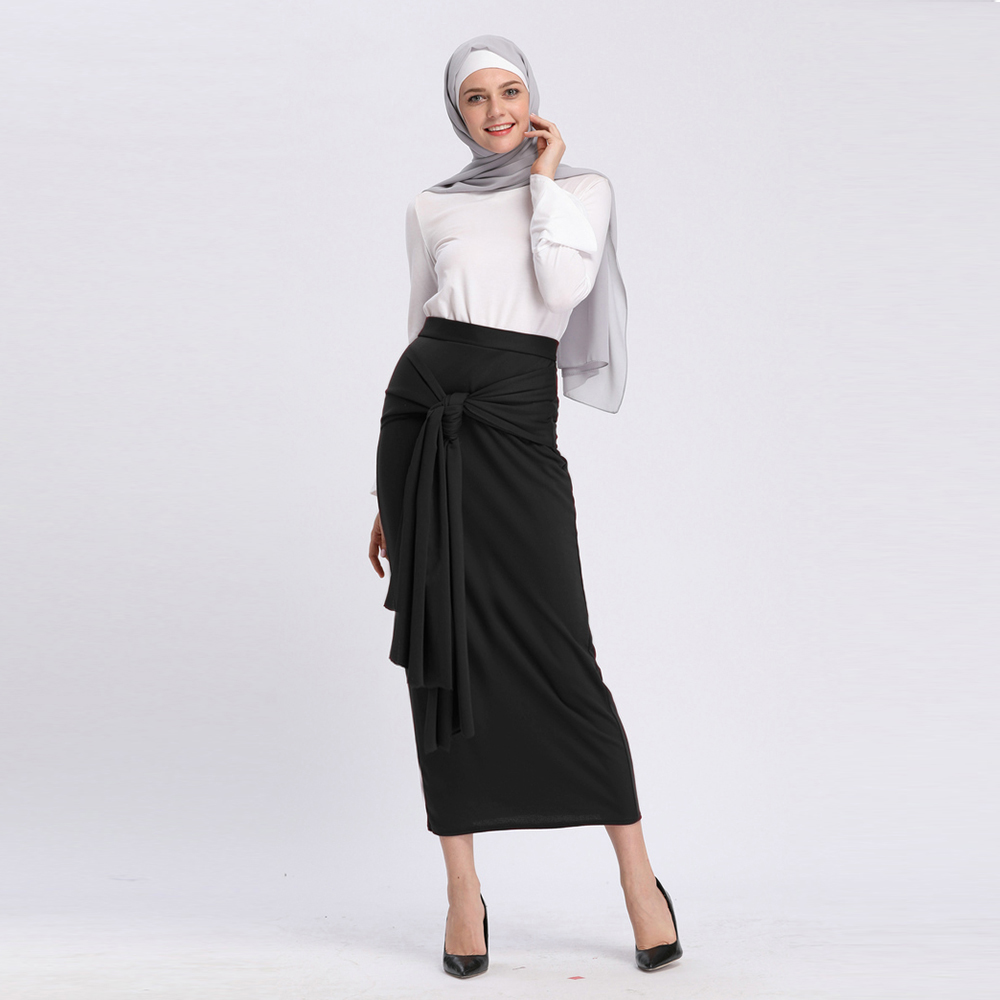 2019 best selling sexy girl skirt muslim women long maxi skirt