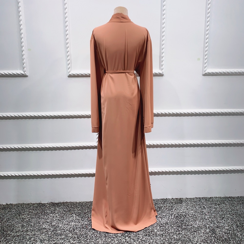 EID Mubarak Nida Fabric Abaya Kimono Muslim hijab dress women Dubai Islamic clothing Abaya