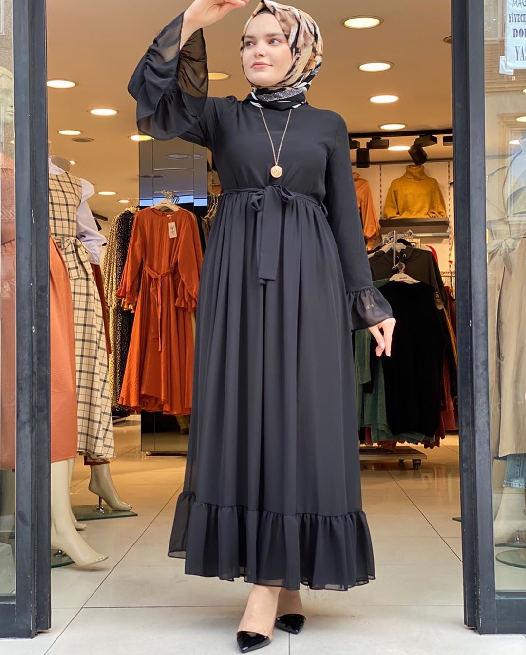 New arrival muslim women long maxi dress chiffon Ramadan islamic clothing Dubai party evening abayas