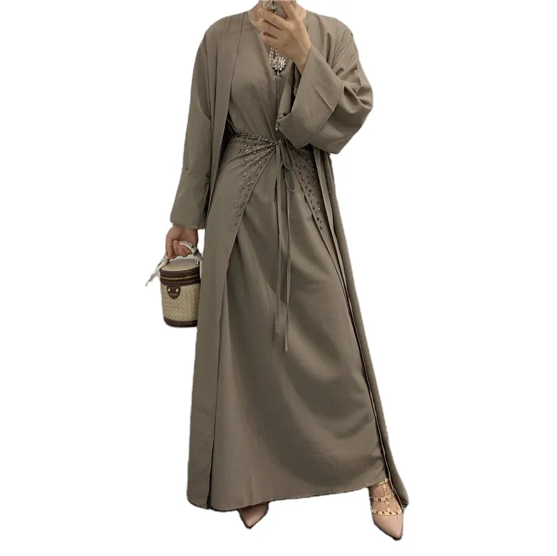 Loriya - Latest abaya 2021 Islamic Dress for woman Islamic clothing modern  slim abaya for women with stones wholesale muslim maxi dress