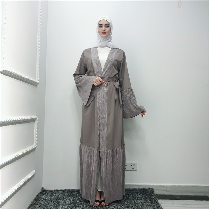 High Quality New arrival Turkey fashion open abaya Muslim abaya with Fashion Dubai Muslim abaya