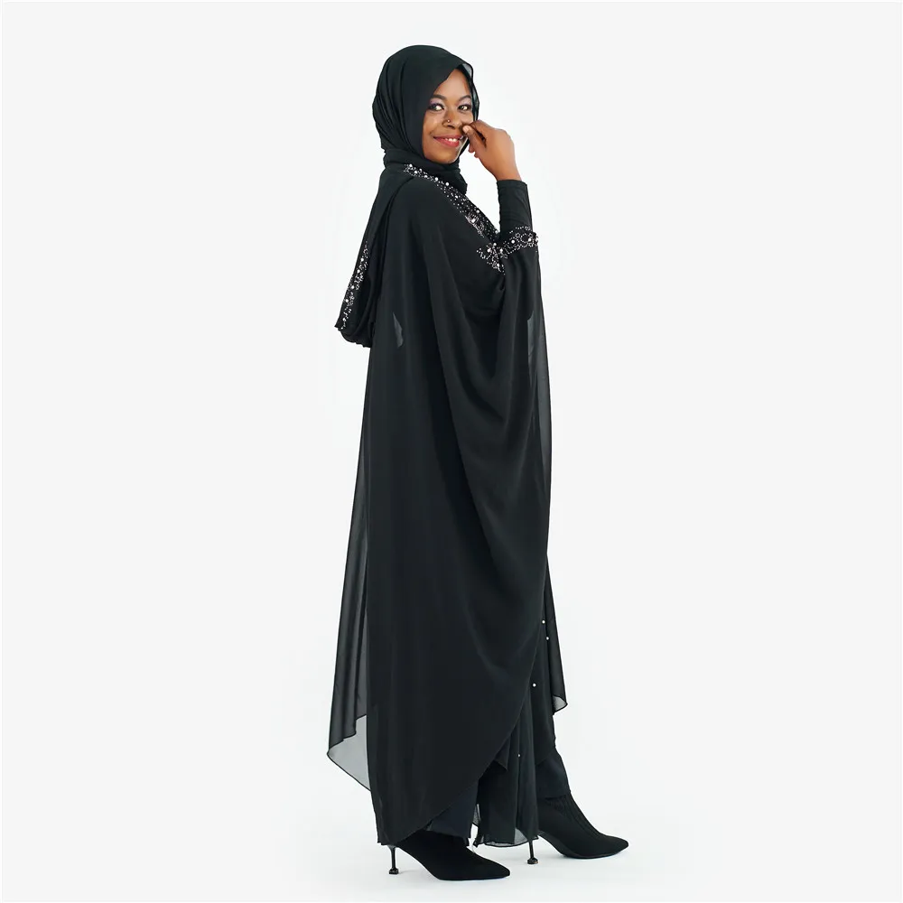 Plain Chiffon Abaya