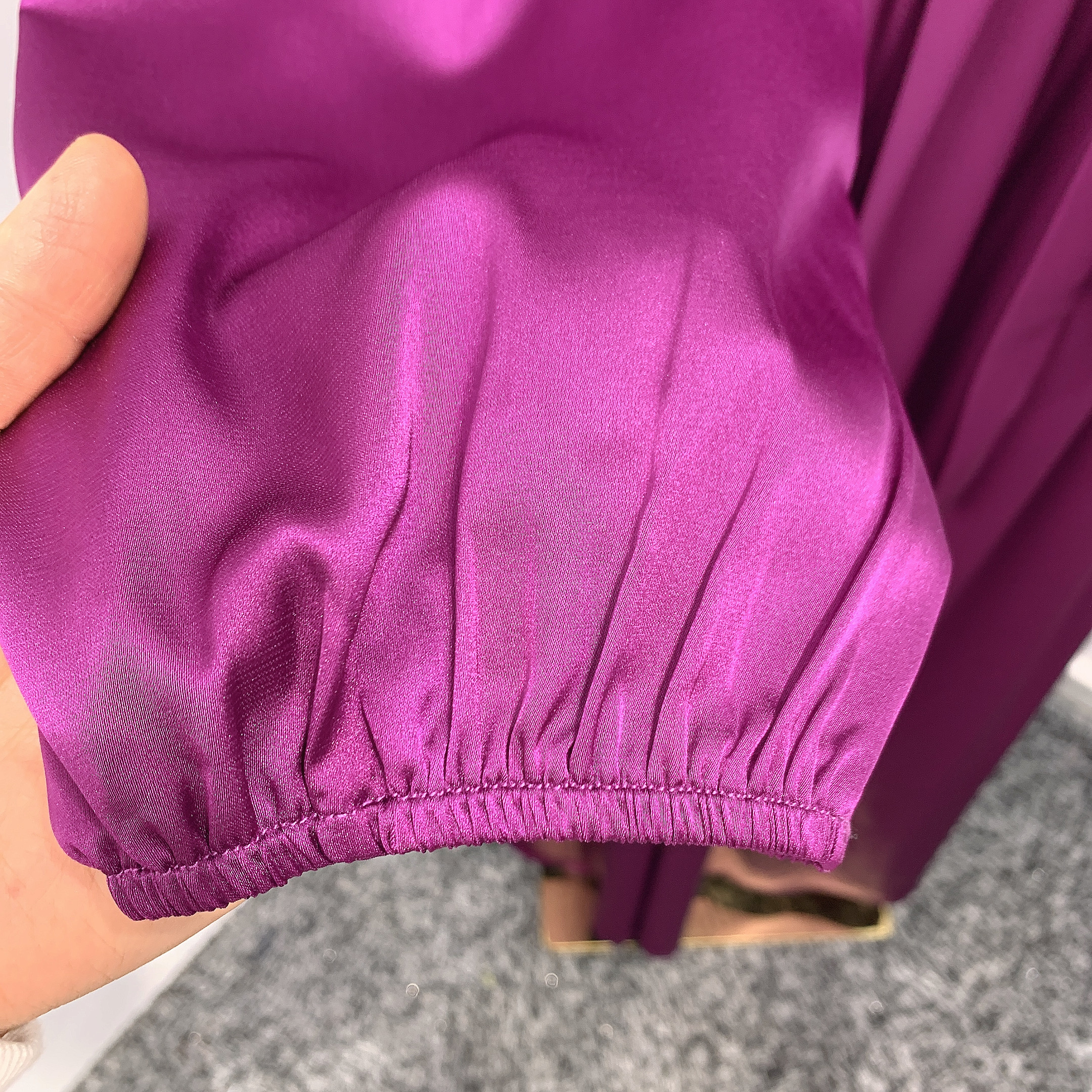 2021 Latest Islamic long sleeve dress  muslim satin abaya Dubai modern fashion abaya wholesale