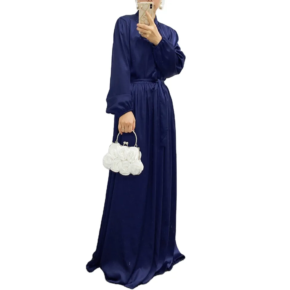 Loriya - Latest Maxi Modest Islamic Clothing Party Wear Satin Dress Islamic  Dubai Abaya Muslim Dress muslim maxi dress