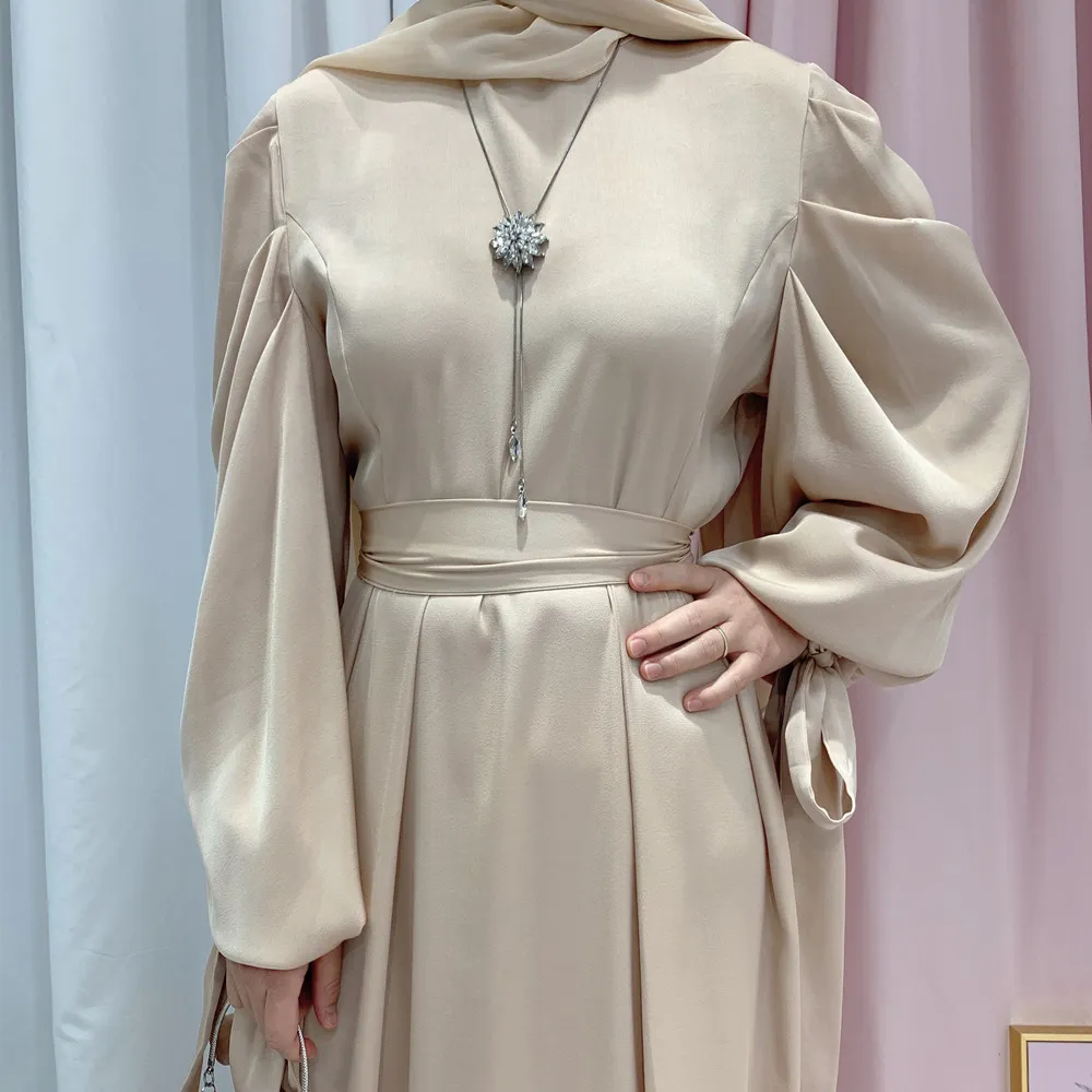 sachin and babi light blue dress Nude Luxury Long Sleeves Muslim Evening Dresses with Cape SS369A – Jill Wish main image 0