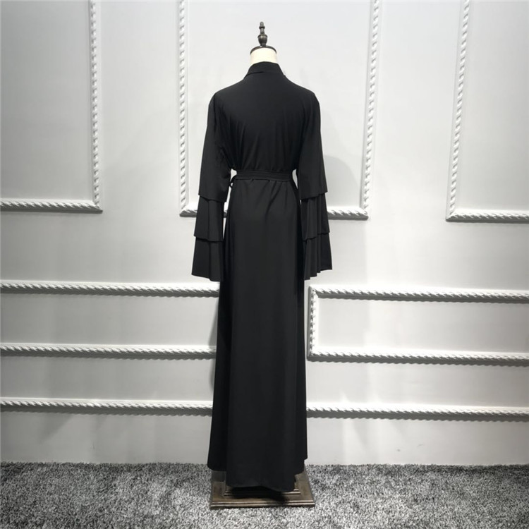 Good Looking Soft Crepe Elegant Solid Color 2019 Turkish Clothes Muslim Dress Kaftan Latest Designs 2013 Dubai Burqa Shop Abaya