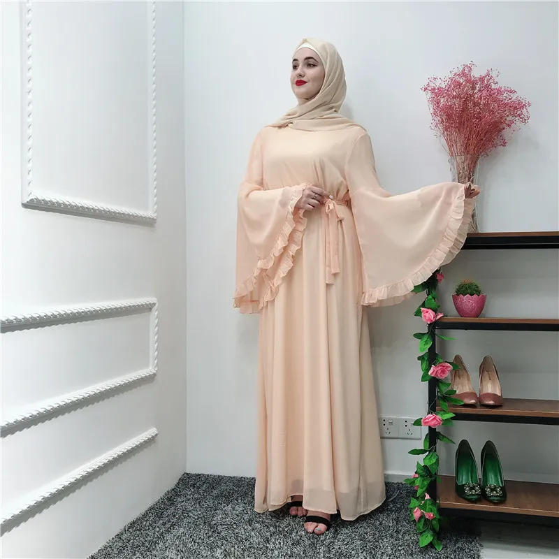 white christmas dresses Muslim Embroidery Party Dress – Abayaya main image 0
