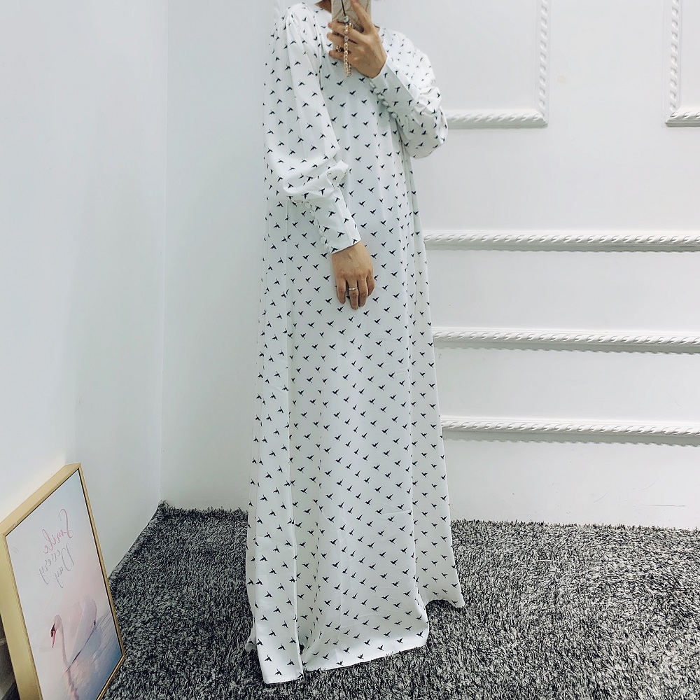 Wholesale Islamic Maxi Dress Muslim French Style Abaya Women Muslim Modest Dresses