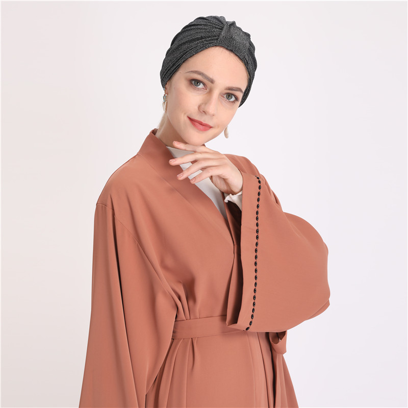 New Season Women Islamic Clothing Abaya Kaftan Dubai Arab Muslim Islamic Fashion Open Abaya