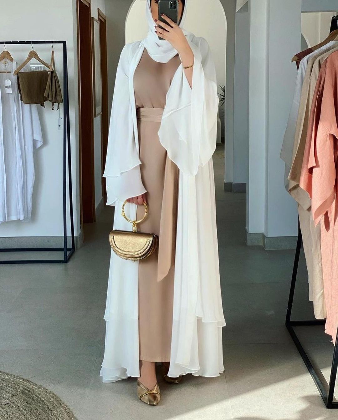 Muslim women Abaya open cardigan Islamic Dubai Turkish dress Kaftan Jilbab Ramadan clothing