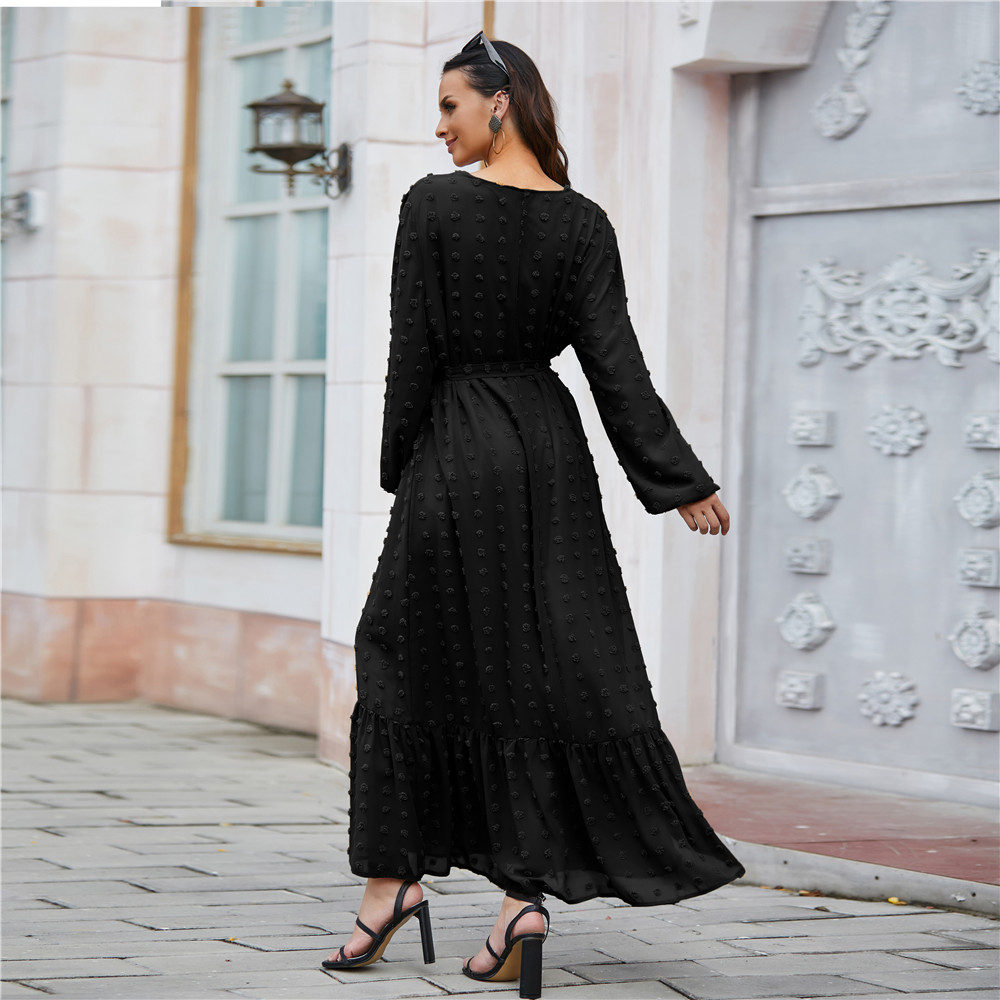 Wholesale European American Islamic clothing EID Abaya Dubai Turkey Muslim fashion new dress