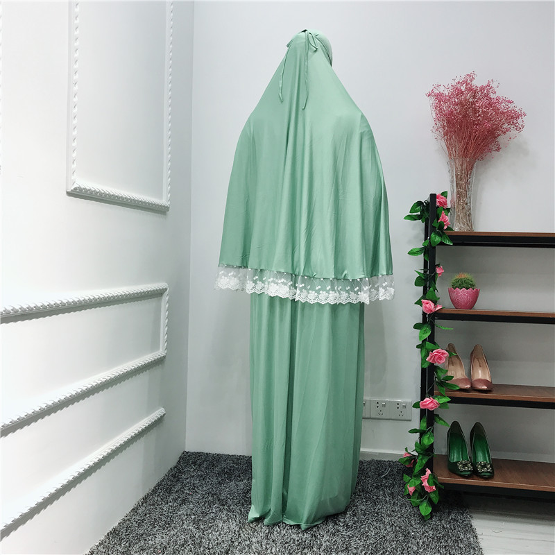 Prayer Robe, Islamic Clothing, with Scarf Together for Women Muslim Arabic Dress