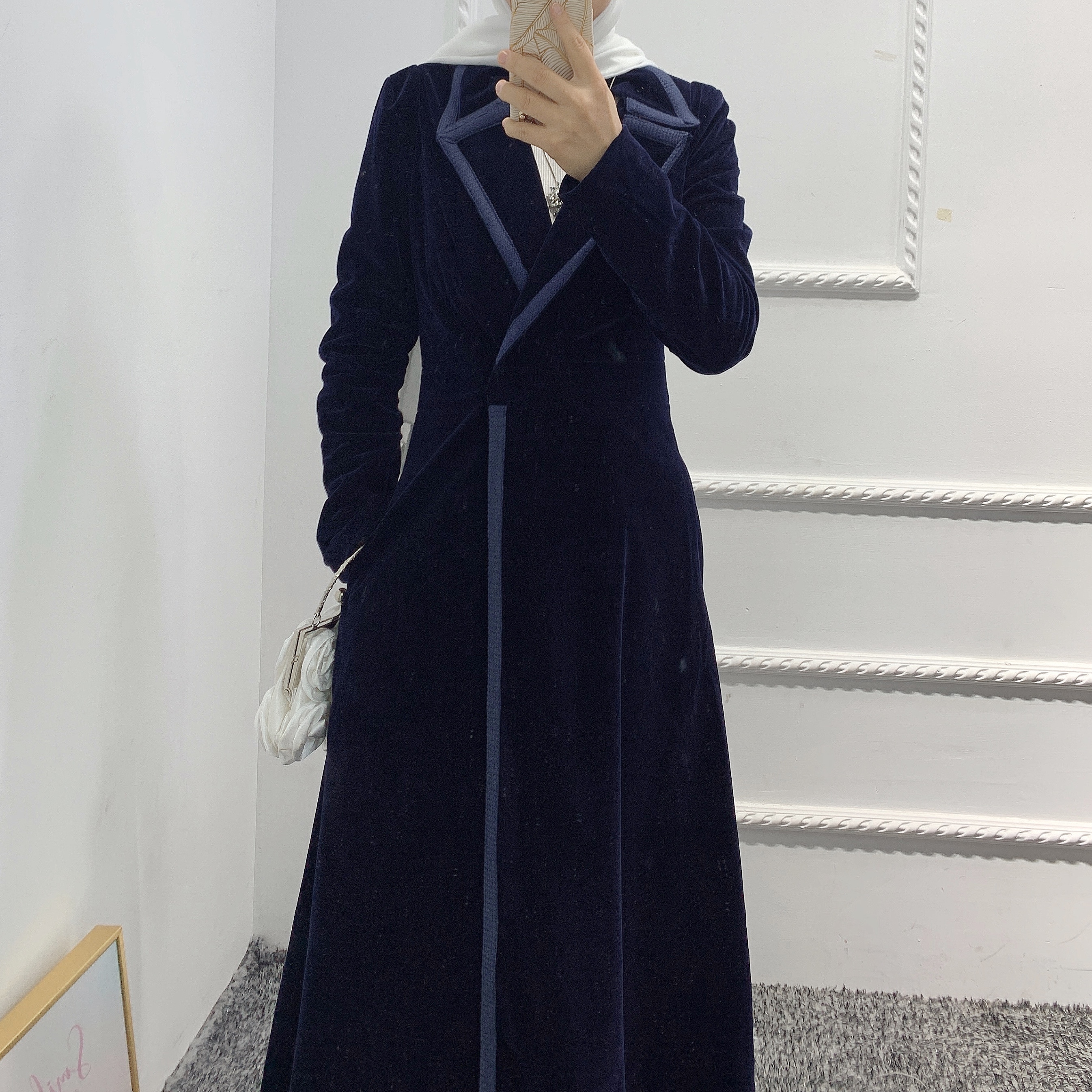 2021 High Quality Autumn Winter Jackets Ladies Lapel Collar Thick Velvet Women's Coat