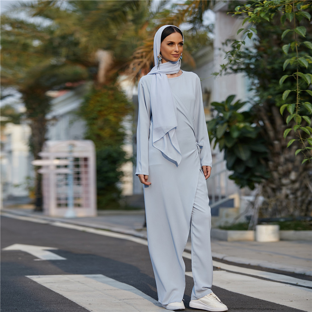 New Abaya Dubai Muslim fashion jumpsuit dress Turkey Islamic clothing African women dresses